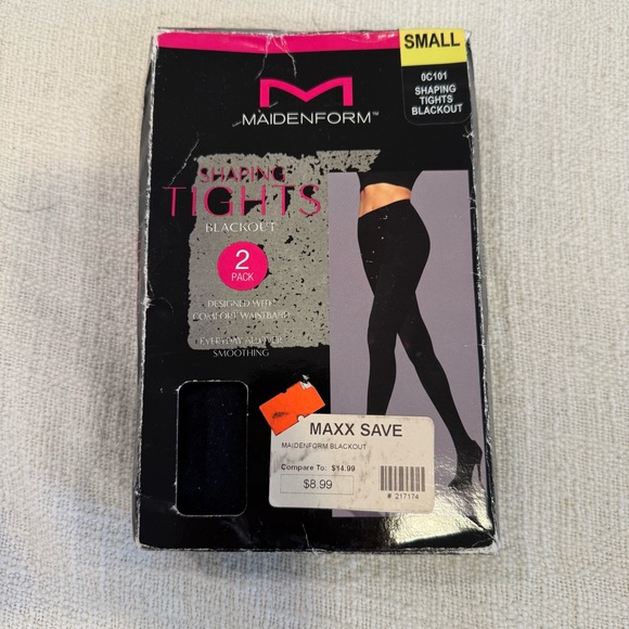 NWT SET of FOUR Maidenform Blackout Shaping Tights - Picture 5 of 8